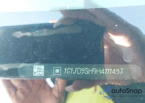 2017 Chevrolet Sonic Lt Auto из США, поврежденный, VIN 1G1JD5SH9H4111457